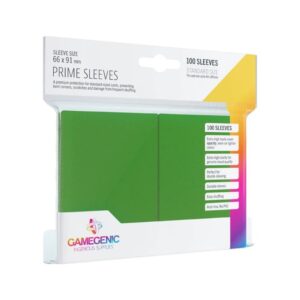 Obaly na karty - Gamegenic - Prime Sleeves Green 66 x 91 mm - 100 ks
