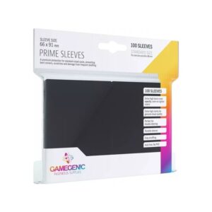 Obaly na karty - Gamegenic - Prime Sleeves Black 66 x 91 mm - 100 ks