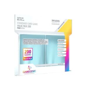 Obaly na karty - Gamegenic - PRIME Standard 66x91 mm Card Game Sleeve Clear - 200 ks